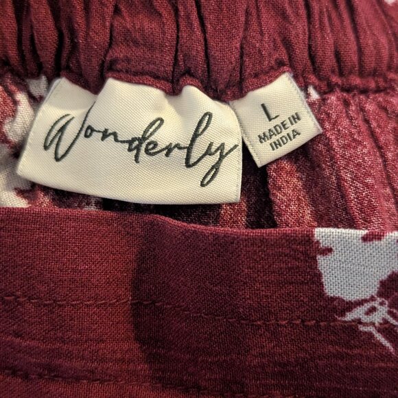 Wonderly red and white tie dye pants - L - Picture 6 of 6